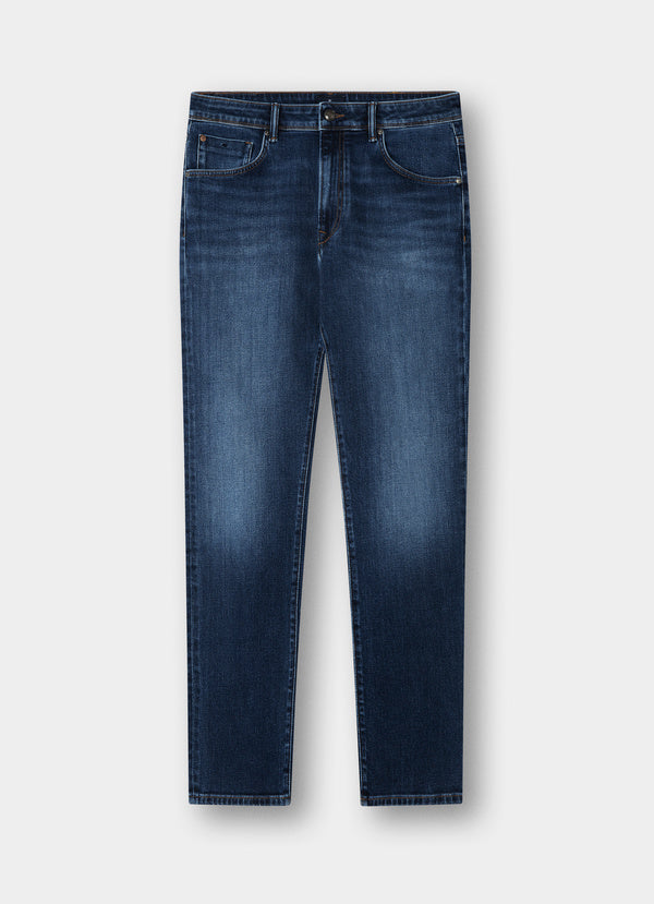 Classic Fit Lux Vintage Wash Denim