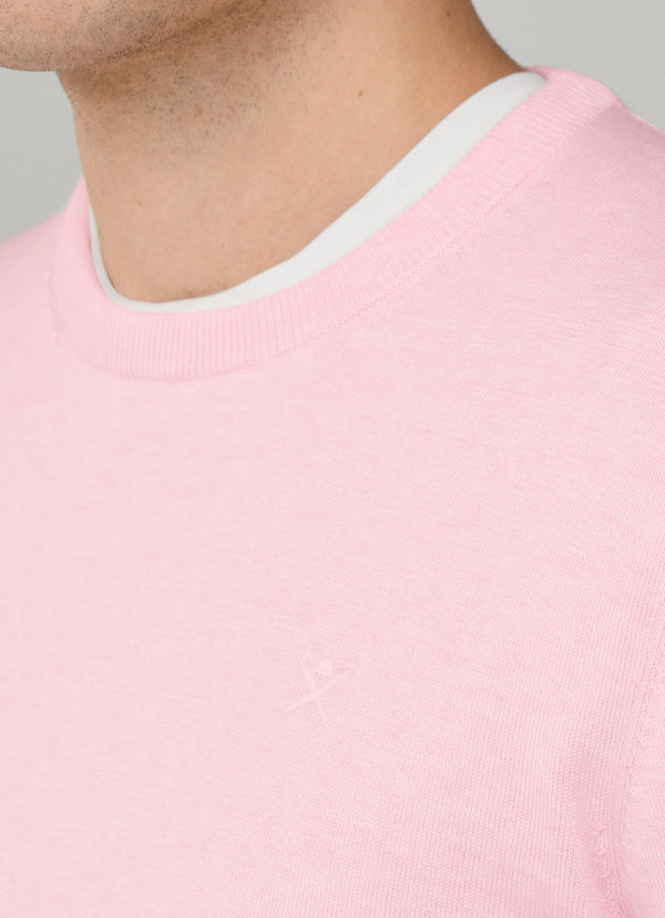 Cotton-Silk Crew-Neck Jumper