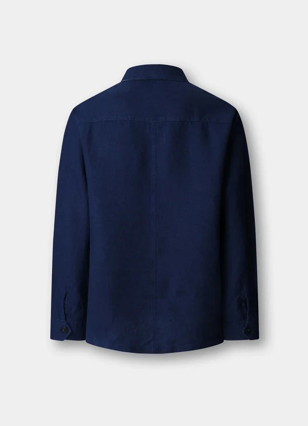 Linen Field Jacket Overshirt