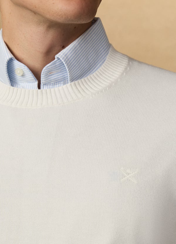 Cotton Crew-Neck Jumper