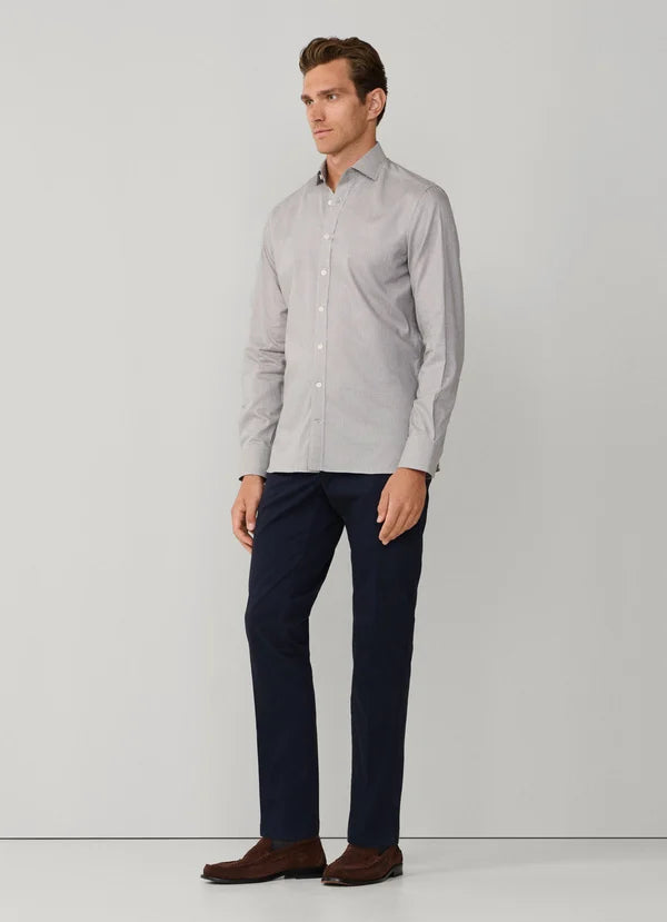 Tailored Fit Flannel Puppytooth Shirt