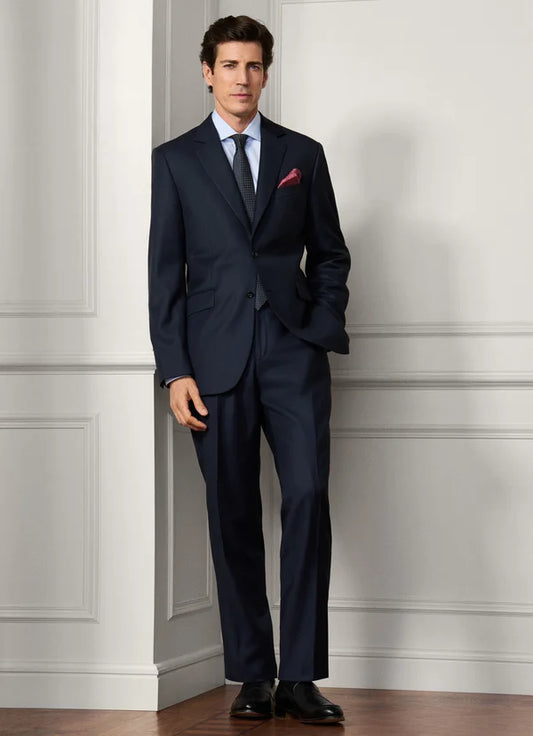 Wool Birdseye Suit - Woven In Italy