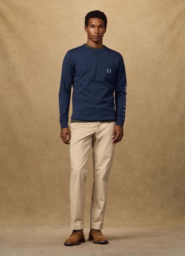 Classic Fit Peaks Long Sleeve T-Shirt