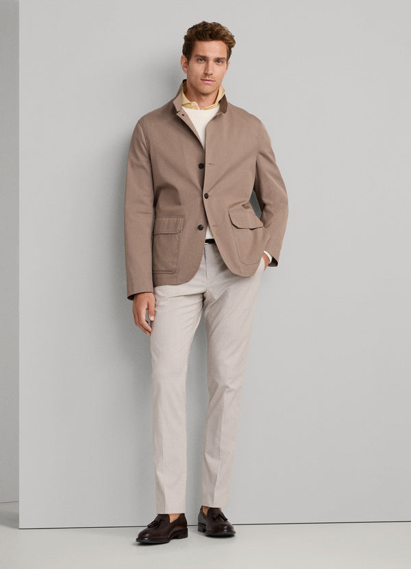 Slim Fit Kensington Stretch Cotton Trousers