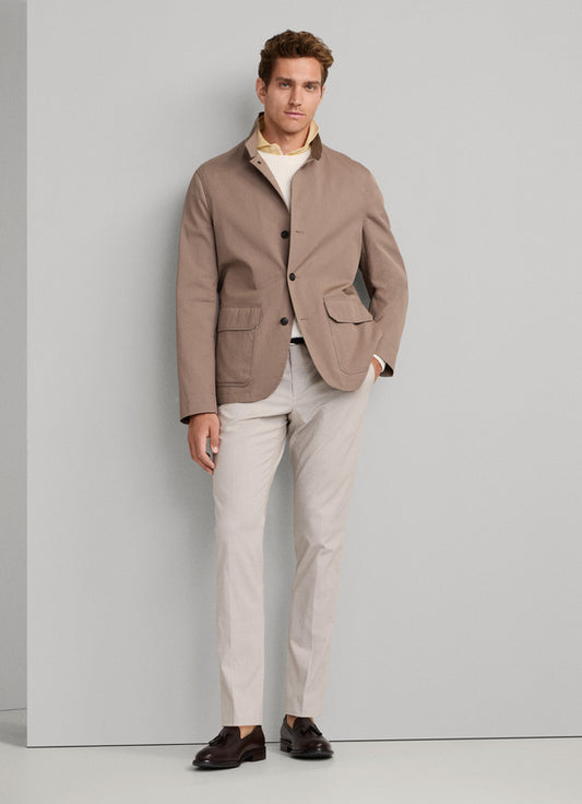 Slim Fit Kensington Stretch Cotton Trousers