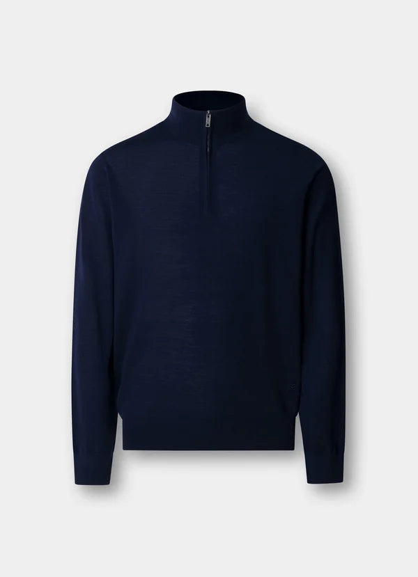 Merino Wool Quarter-Zip Jumper