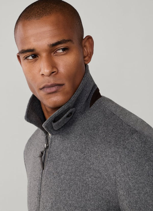 Quilted Blouson Jacket