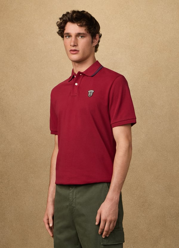 Classic Fit Short Sleeve Badge Polo