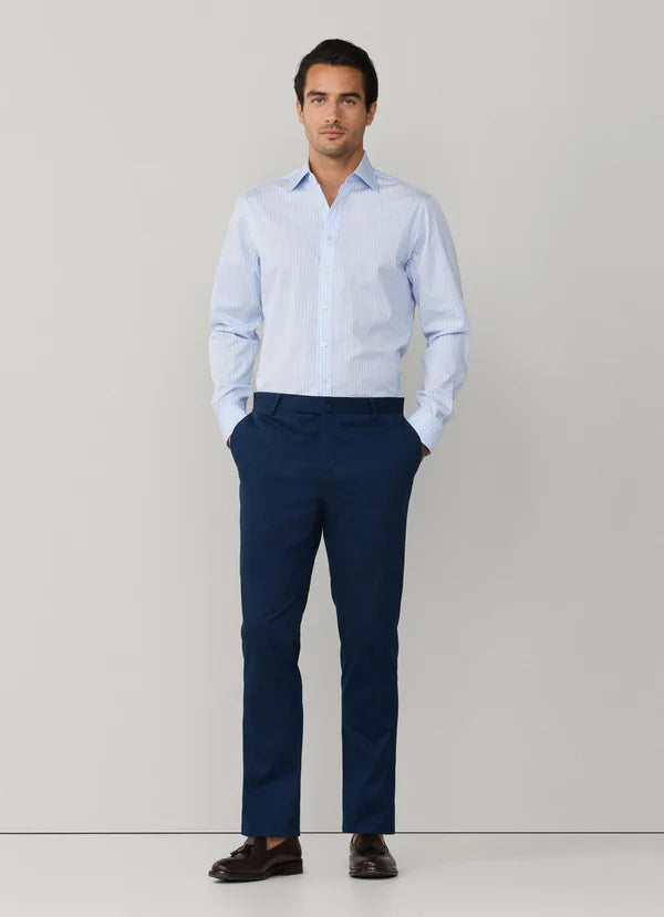 Classic Fit Twill Twin Stripe Shirt