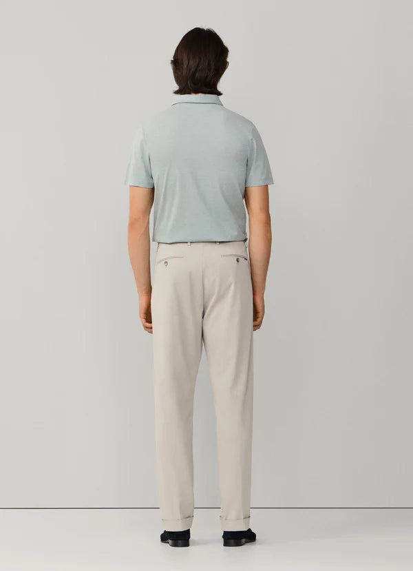 Regular Fit Double Pleat Chino