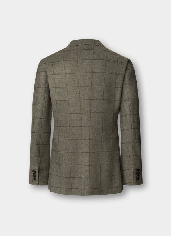 Wool Windowpane Blazer