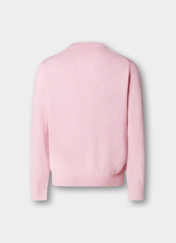 Cotton-Silk Crew-Neck Jumper
