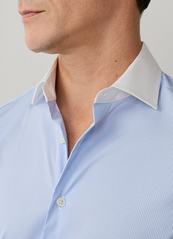 Tailored Fit Fine Stripe Shirt
