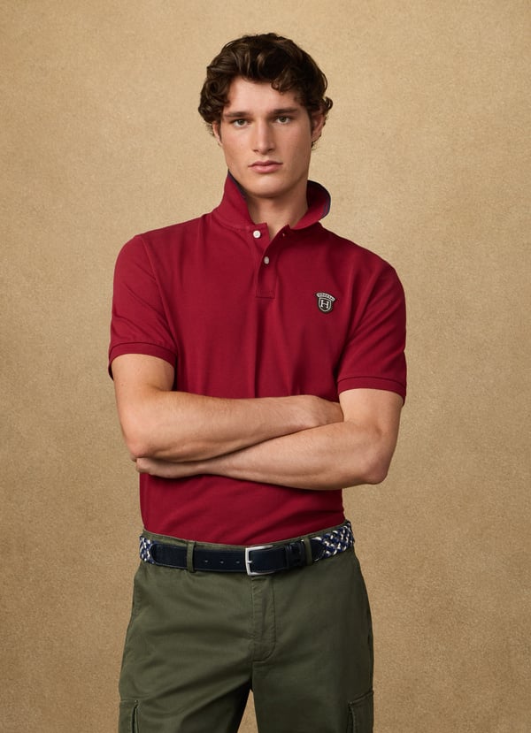 Classic Fit Short Sleeve Badge Polo
