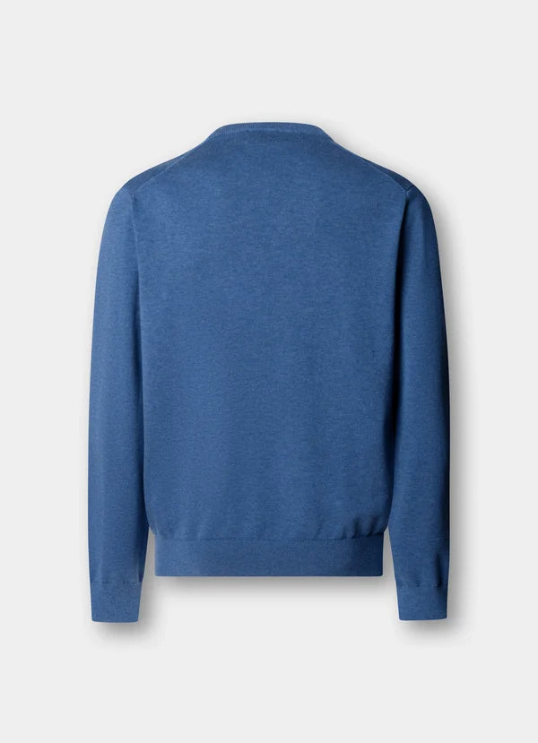 Cotton V-Neck Jumper