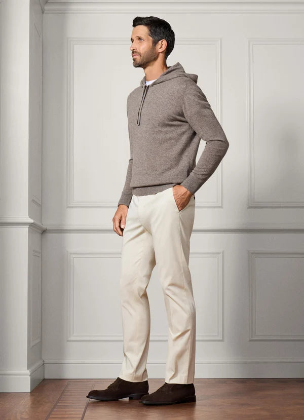 Classic Fit Sanderson Cotton-Silk Chino