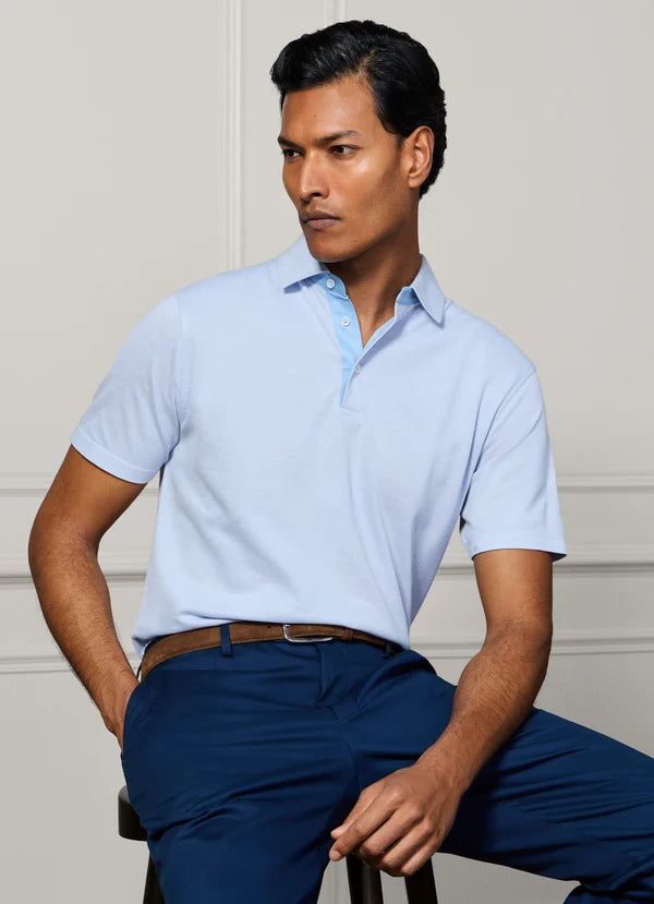 Classic Fit Cotton Silk Short Sleeve Polo