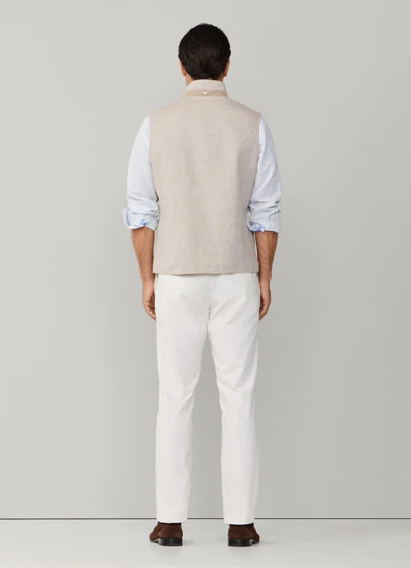 Cotton-Linen Textured Gilet