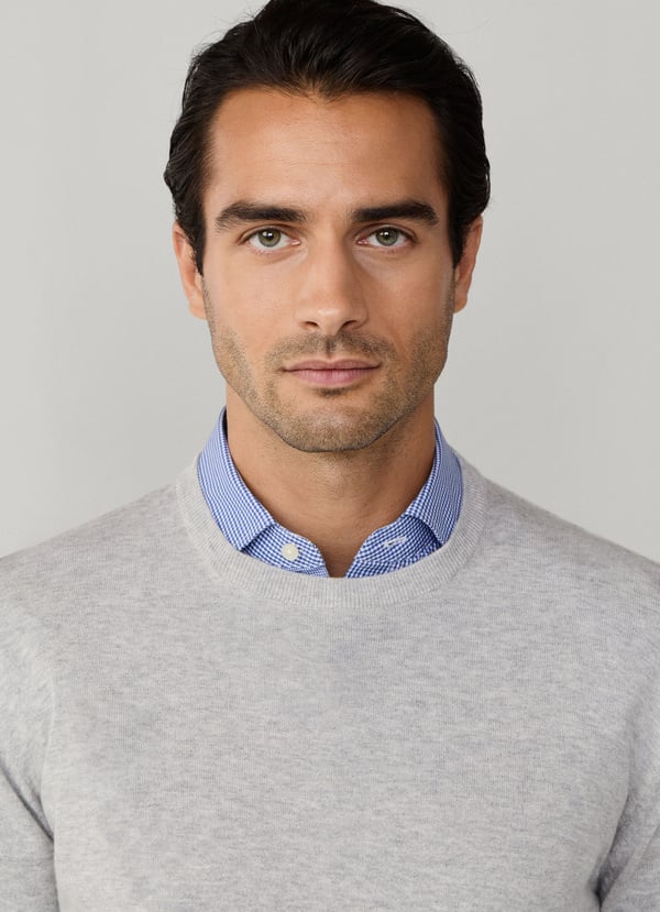 Cotton-Cashmere Crew-Neck Jumper