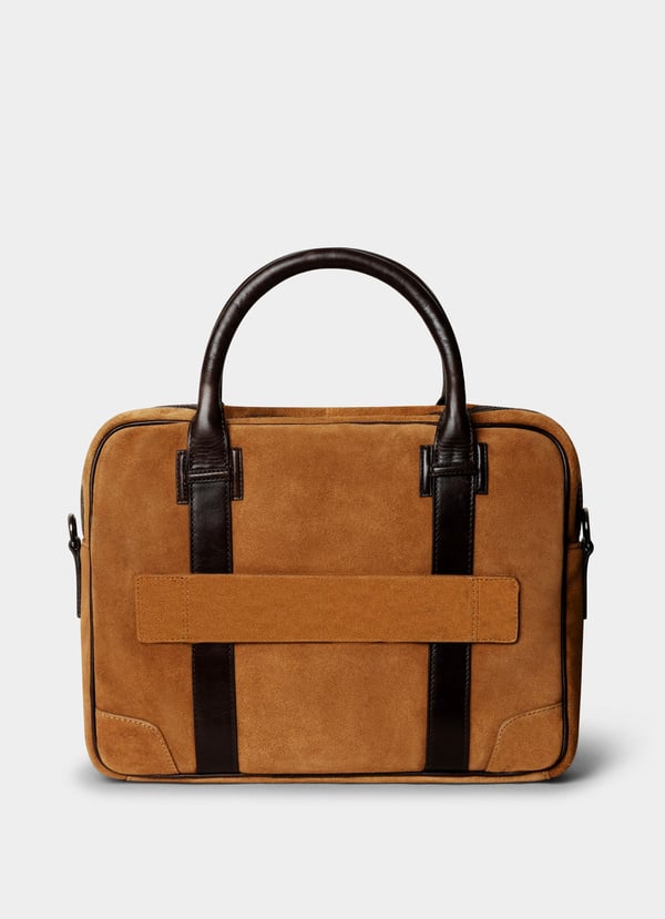 Suede Briefcase