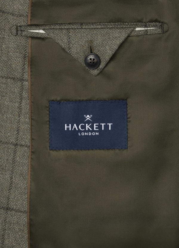Wool Windowpane Blazer