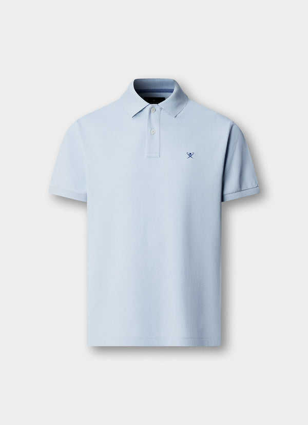 Classic Fit Short Sleeve Logo Pique Polo