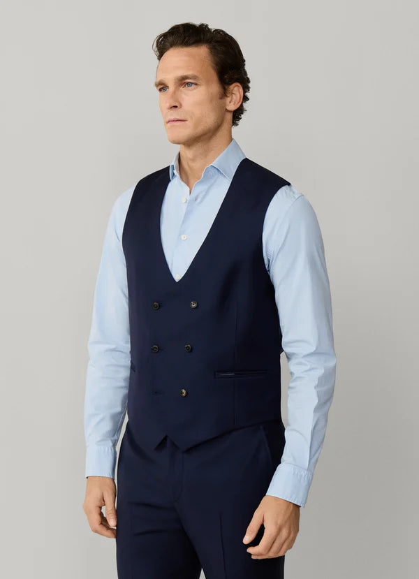 Wool Stretch Twill Waistcoat