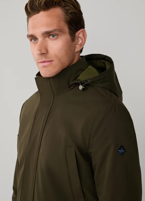 Water Resistant Hooded Car Coat