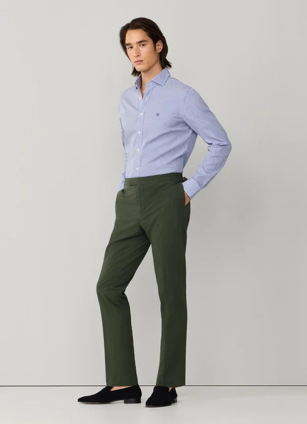 Slim Fit Formal Seersucker Trouser