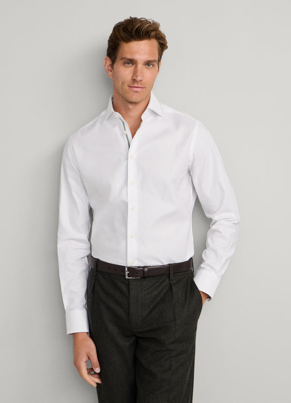Tailored Fit Pinpoint Selvedge Shirt