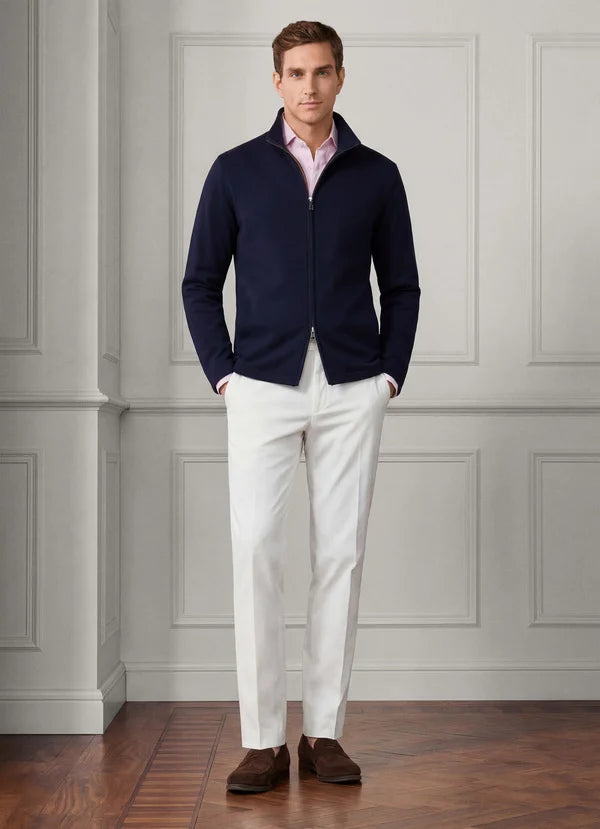 Jersey Blouson Jacket - Woven In Italy