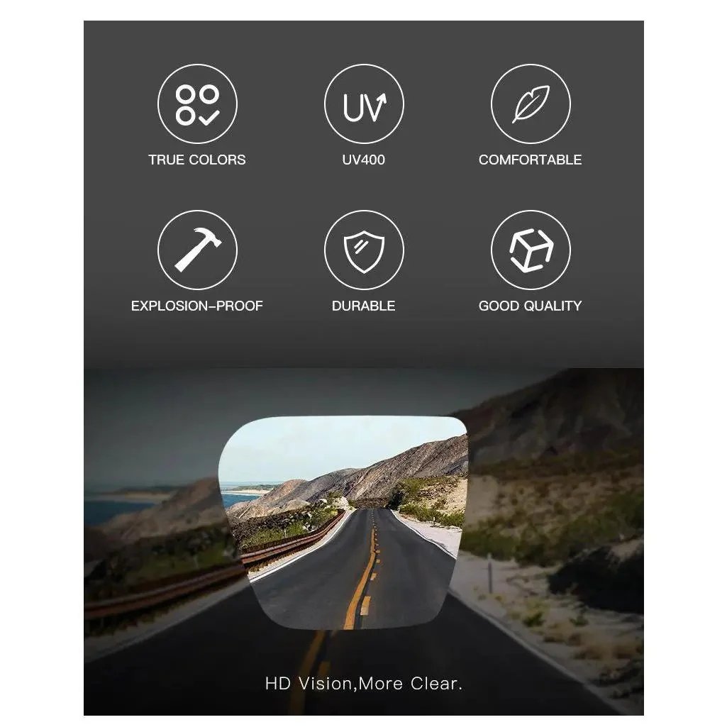 UV400 Photochromic Polarized Safety Glasses – Impact Resistant Outdoor Sports & Work Eyewear
