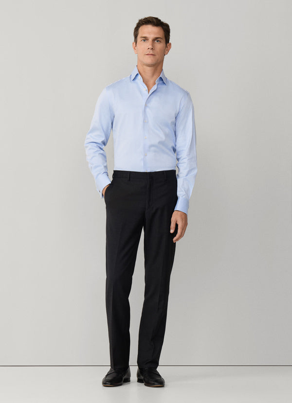 Tailored Fit Formal Herringbone Shirt