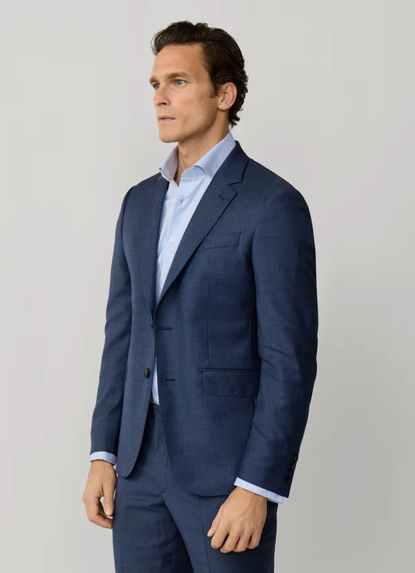 Wool Sharkskin Suit - Woven In Italy