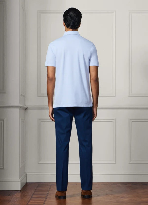 Classic Fit Cotton Silk Short Sleeve Polo