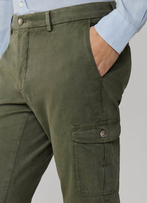 Slim Fit Kensington Devon Cargo Chino
