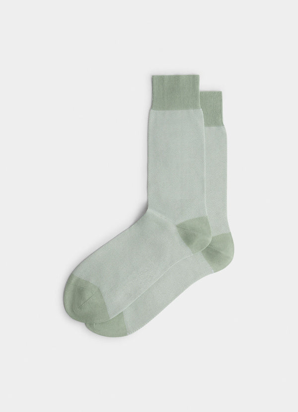 Mercerised Cotton Birdseye Socks