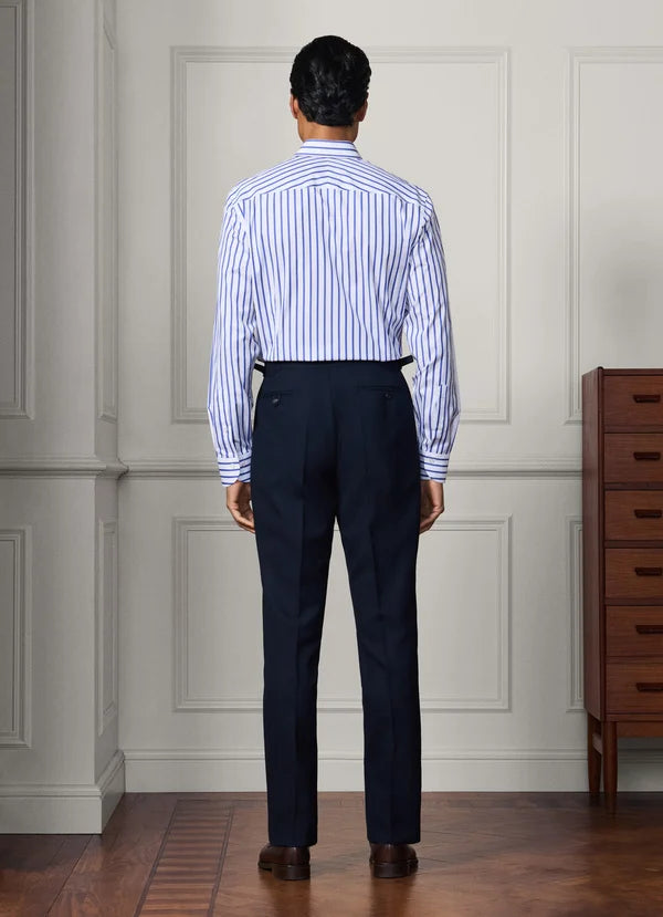 Wool Fresco Double Breasted Suit - Woven In England