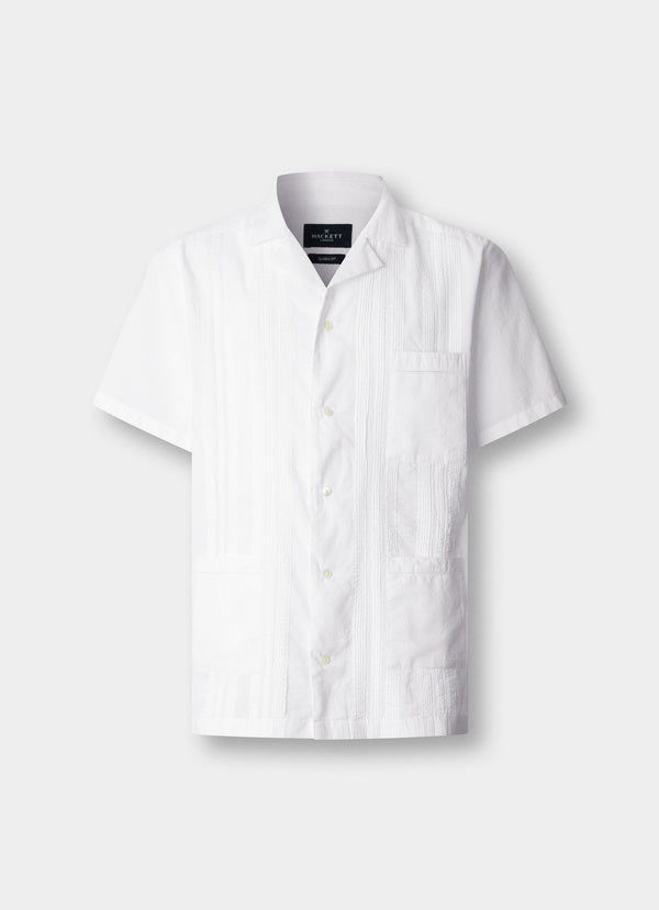 Classic Fit Guayabera Short Sleeve Shirt
