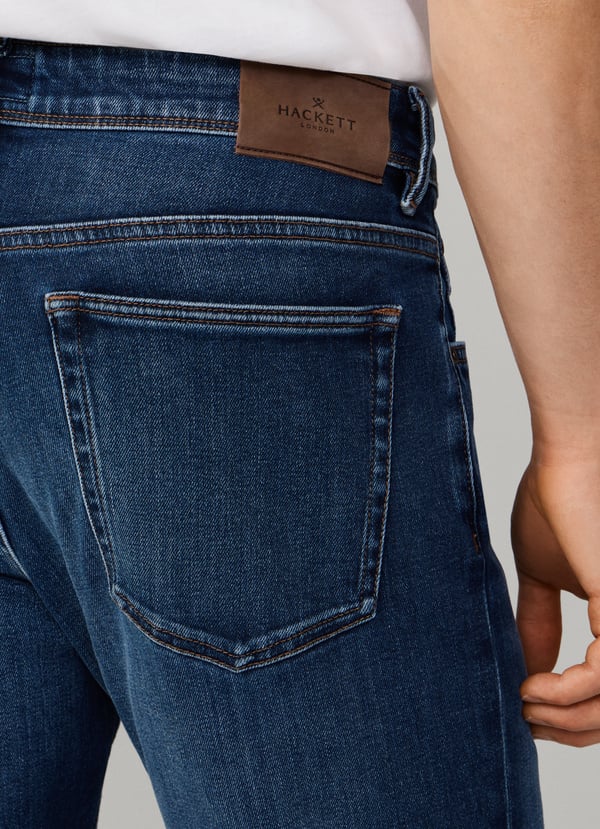 Classic Fit Lux Vintage Wash Denim