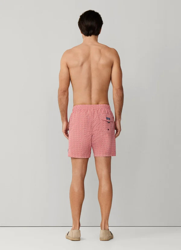 Diamond Print Swim Shorts