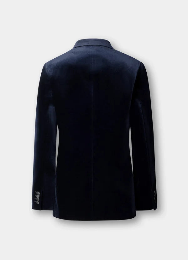 Peak Lapel Velvet Jacket