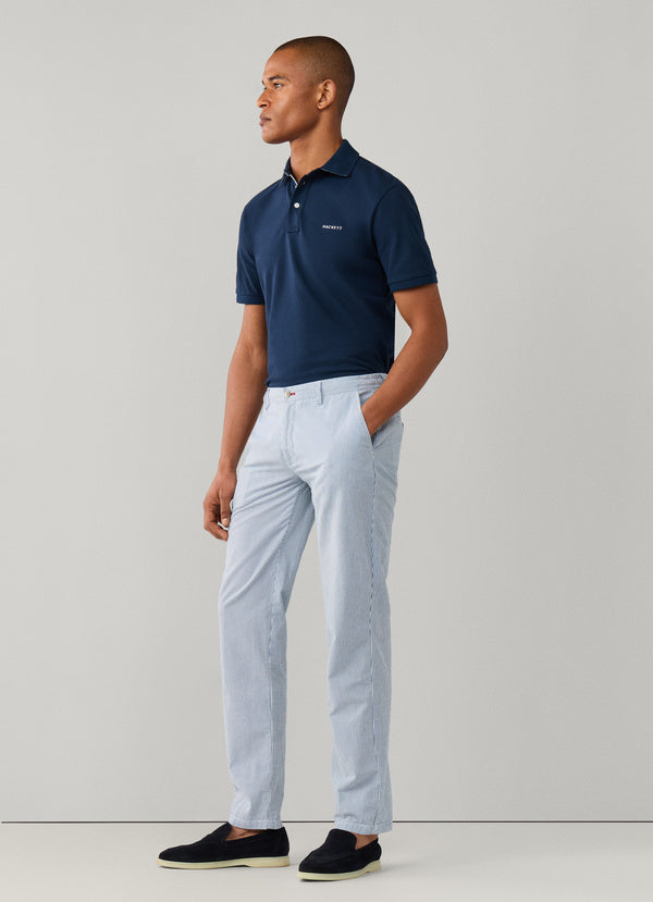 Relaxed Fit Regent Fine Stripe Trouser