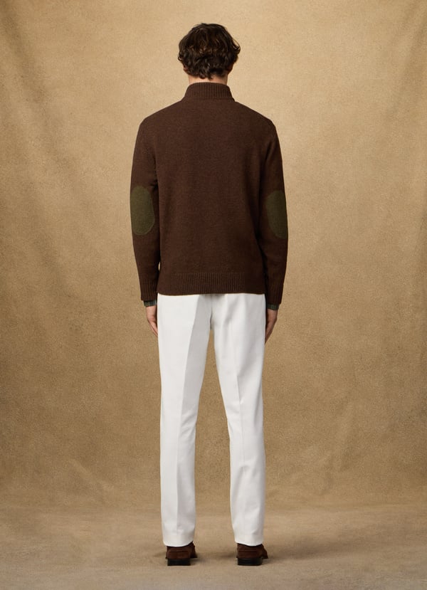 Merino Wool Quarter-Zip Jumper