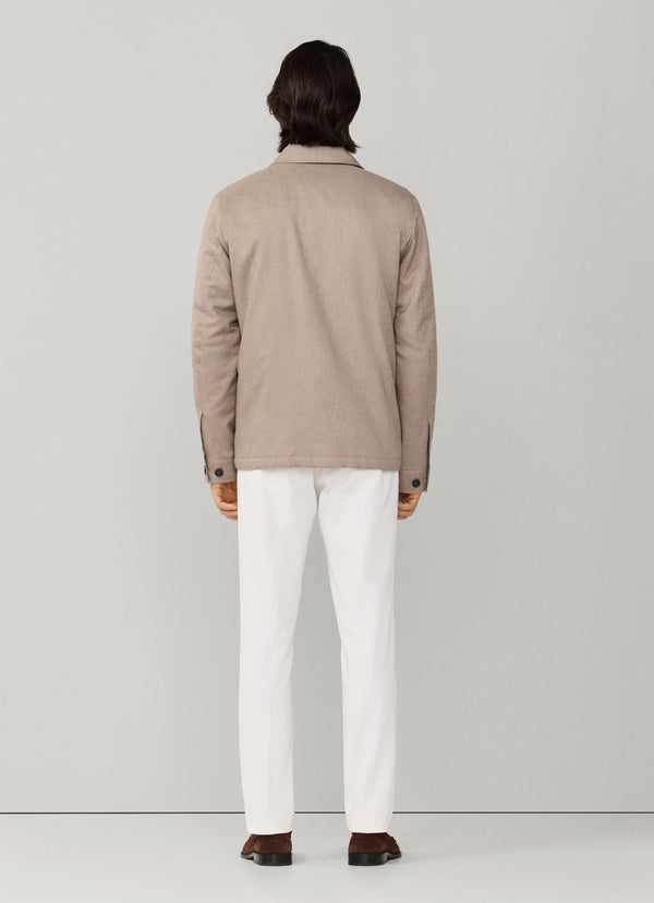 Herringbone Shirt Jacket