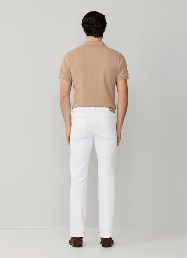 Classic Fit White Denim
