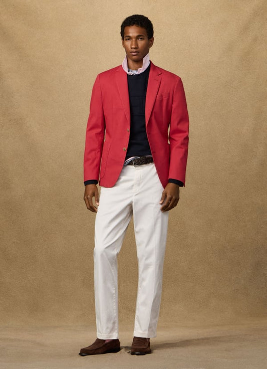 Fulham Relaxed Tapered Fit Cropped Chino