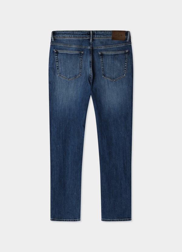 Slim Fit Vintage Wash Denim