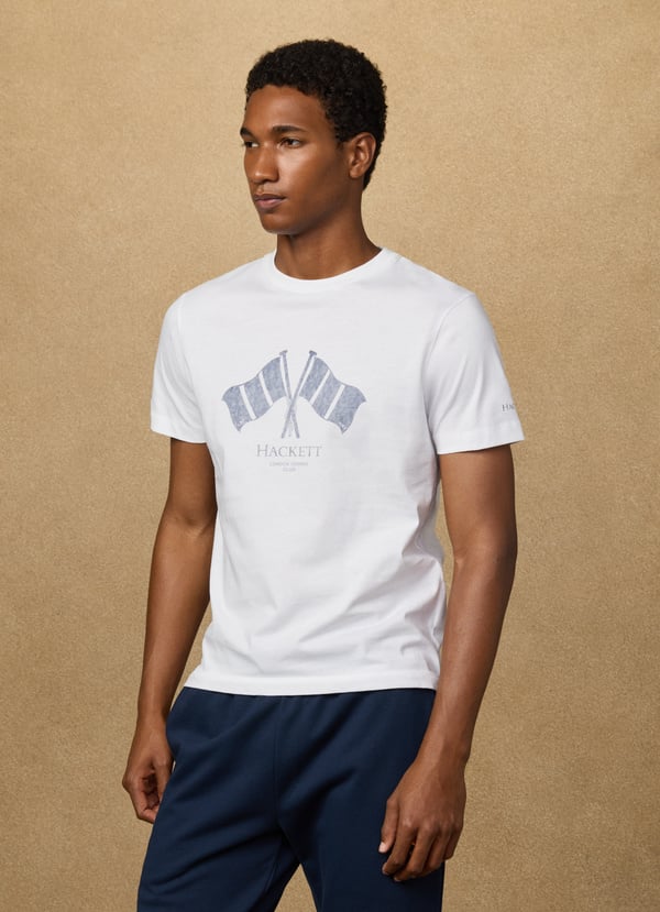 Classic Fit Short Sleeve Lrc Flag T-Shirt