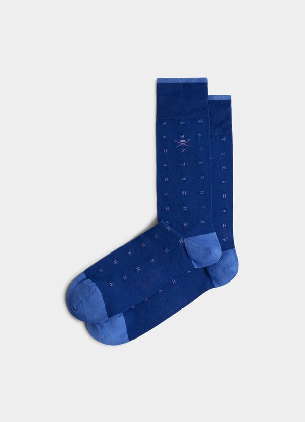 Mercerised Cotton Jacquard H Socks